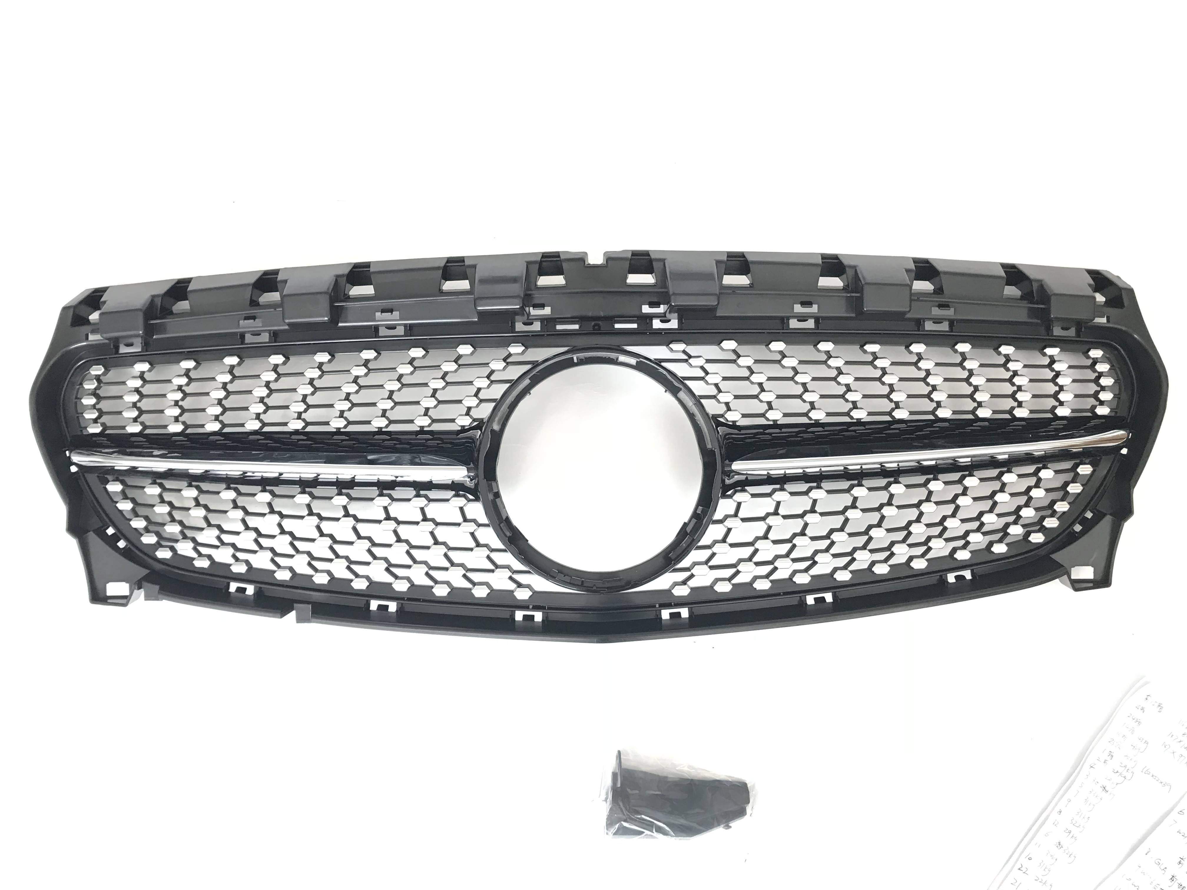 W117 DIAMOND GB/SIL STYLE GRILLE  For Mercedes Benz