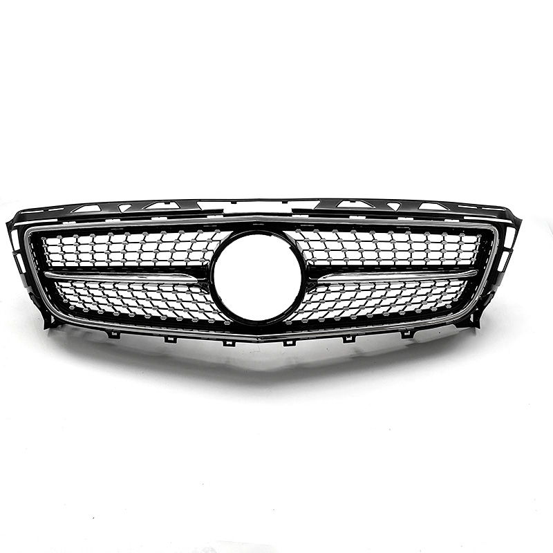 W218 DIAMOND STYLE GRILLE GB/SIL For Mercedes Benz