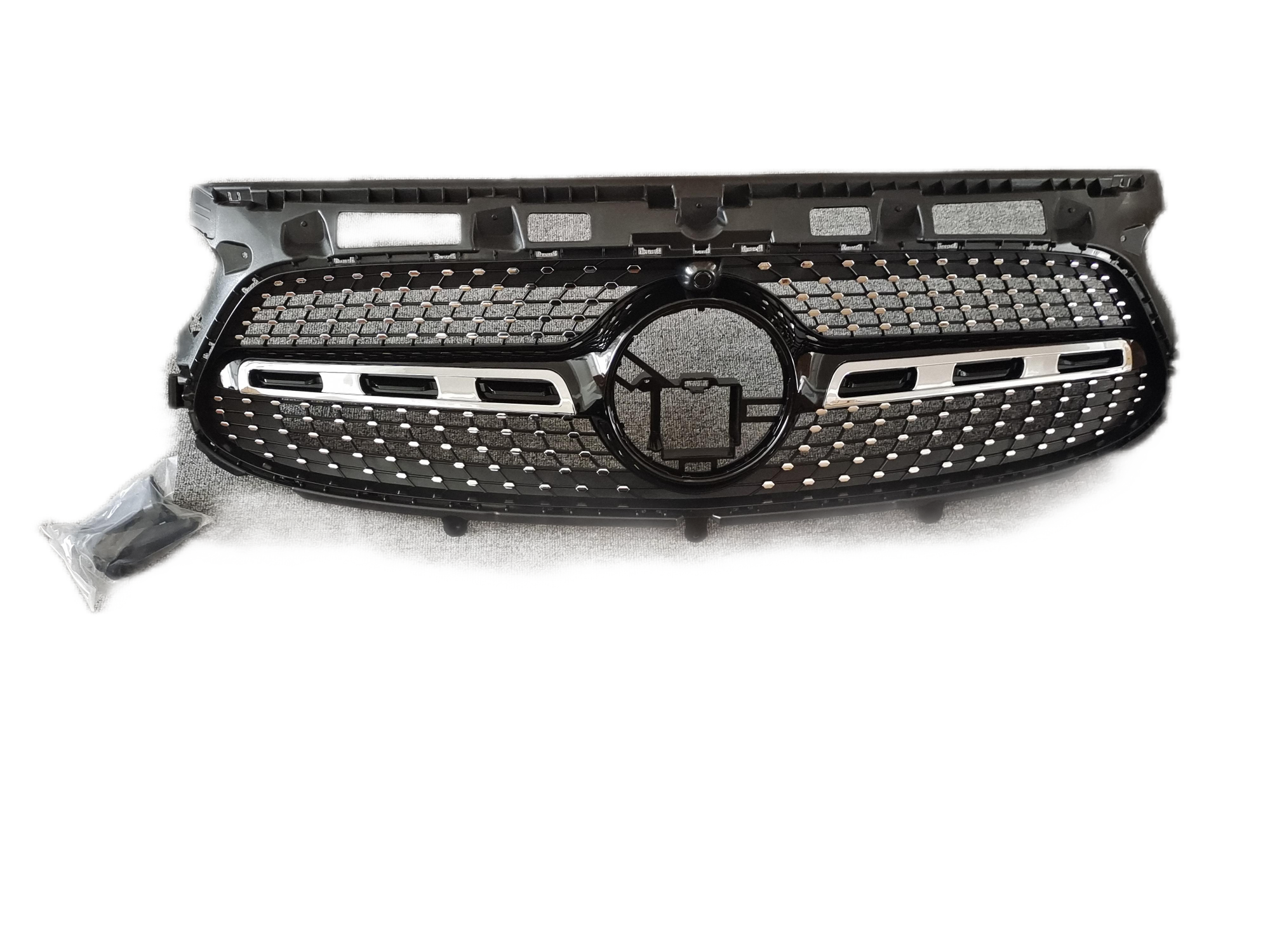 H247 DIAMOND GB/CARB GTR STYLE GRILLE For Mercedes Benz