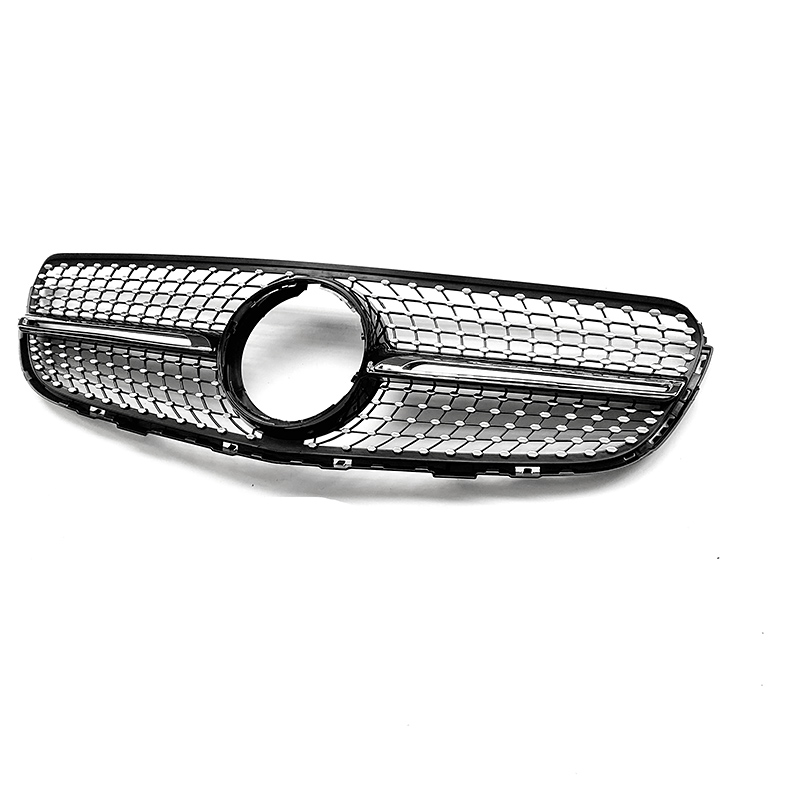 X247 DIAMOND  GB/SIL  GRILLE FOR NORMAL CAR For Mercedes Benz