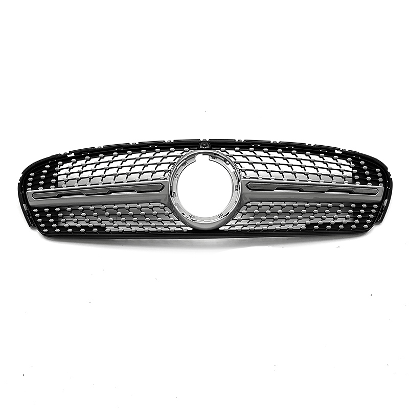 X253 DIAMOND GB/SIL GRILLE For Mercedes Benz