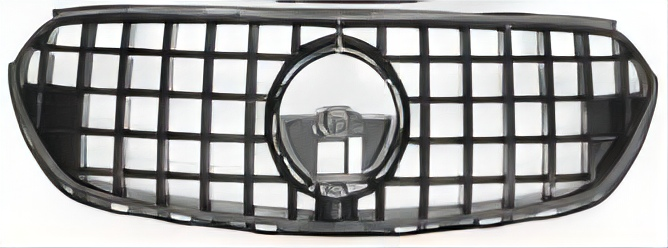 X254  SIL/GB GTR STYLE GRILLE FOR REGULAR CAR For Mercedes Benz