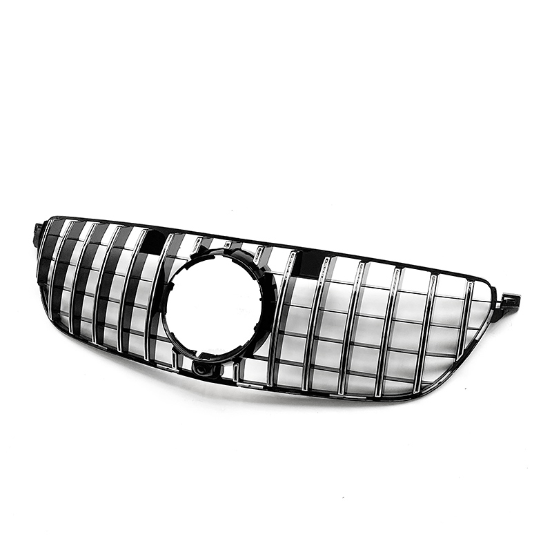 GLE W166 GTR SIL/GB GRILLE For Mercedes Benz